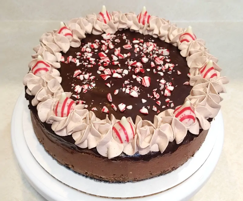 Chocolate Peppermint Cheesecake